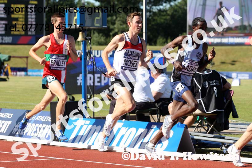 Mens 5000 metres, World Championship Team Trials, Alexander Stadium, Birmingham